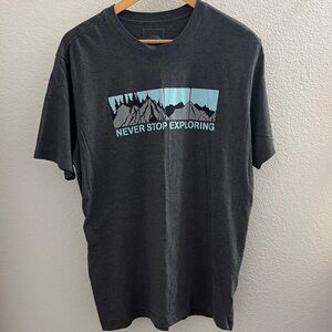 The North Face Men's Gray Graphic T-Shirt